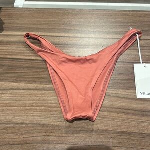 Vitamin A Coral Bikini Bottom